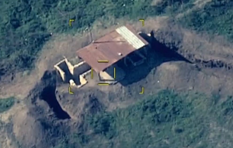 Azerbaijan's Defense Ministry: Artillery units and a command post of the enemy were destroyed as a result of airstrikes VIDEO