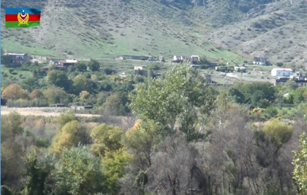 Le ministère azerbaïdjanais de la Défense a diffusé une vidéo des villages libérés de la région de Goubadly VIDEO