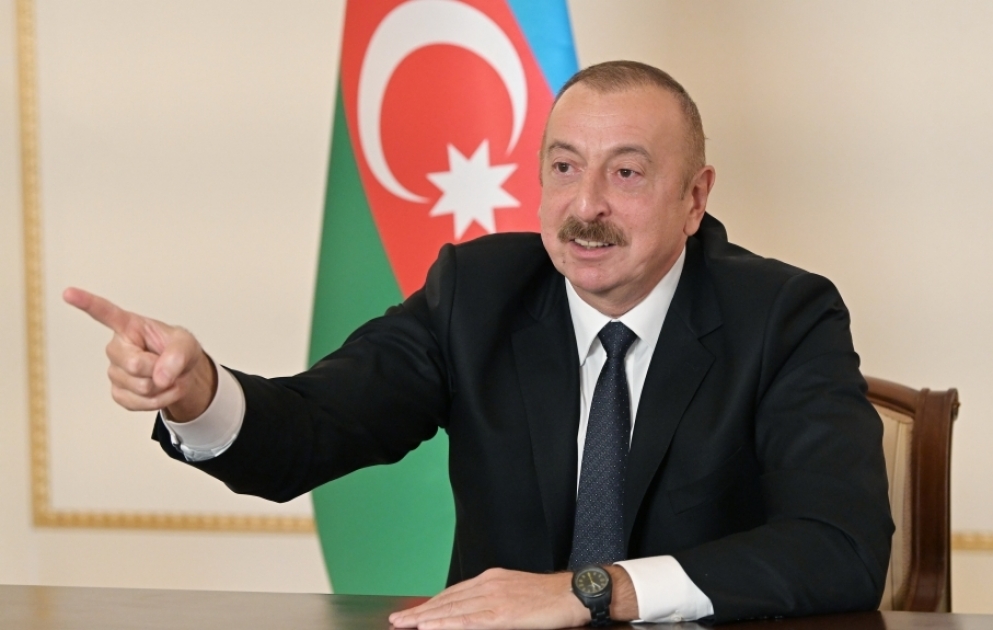 Prezident İlham Əliyev: Biz döyüş meydanında tarixi ədaləti bərpa edirik VİDEO