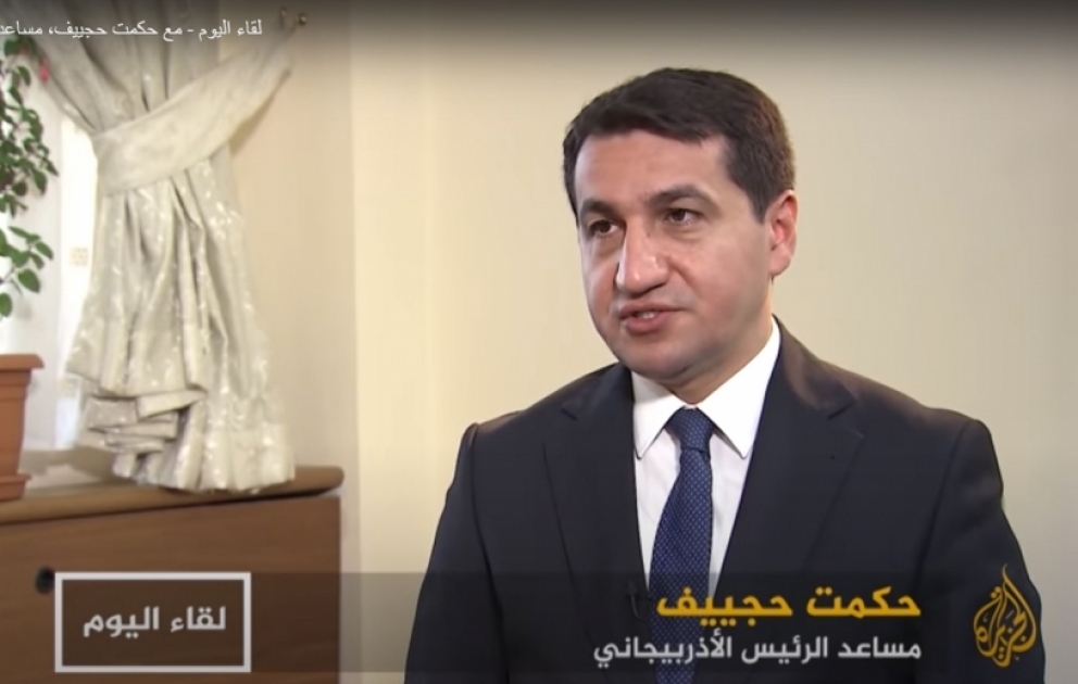 Prezidentin köməkçisi Hikmət Hacıyev “Al Jazeera” kanalına müsahibə verib  YENİLƏNİB VİDEO
