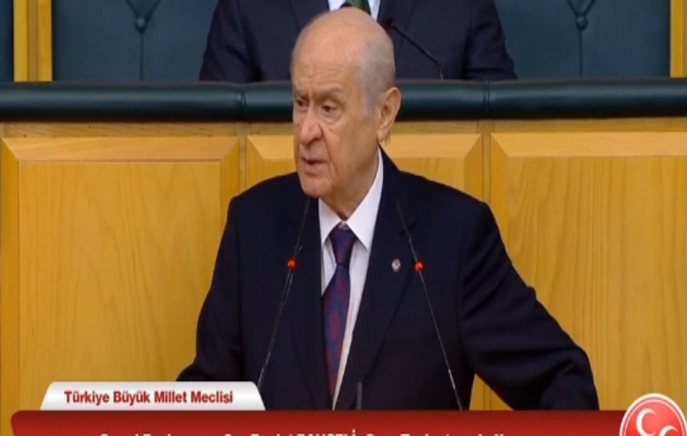 Dövlət Bahçeli: İşğalçı Ermənistan haqsızdır, terrorçudur VİDEO ​