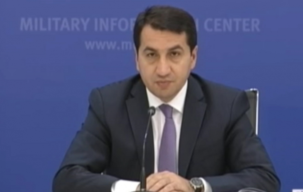 Hikmət Hacıyev: Ermənistanın kasetli bombalardan istifadə etməsi mülki əhali arasında itkinin çox olmasına hesablanıb VİDEO