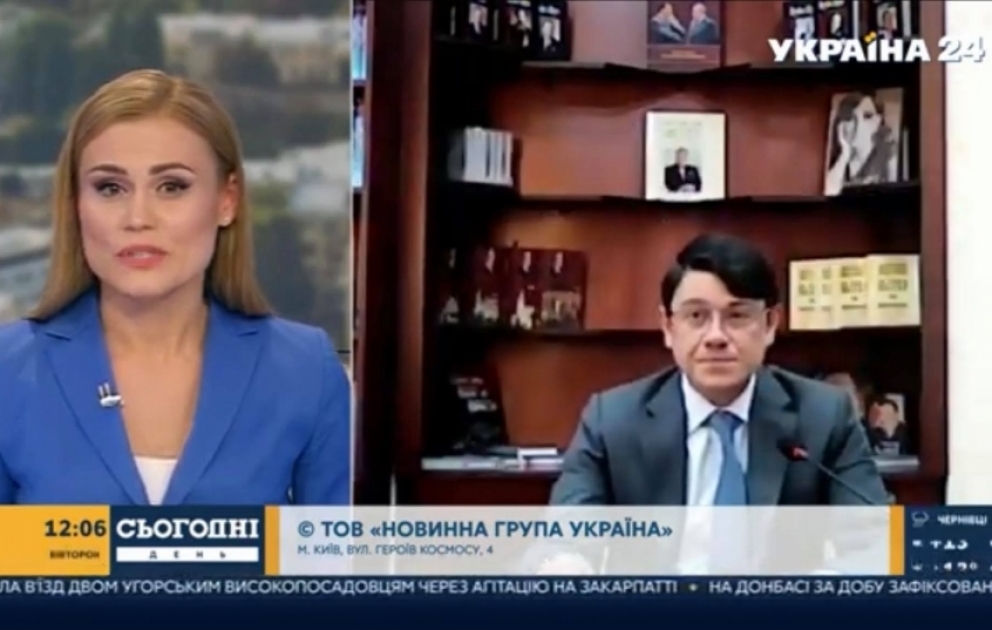“Ukraina-24” telekanalında Ermənistanın humanitar atəşkəsi yenidən pozması barədə danışılıb VİDEO