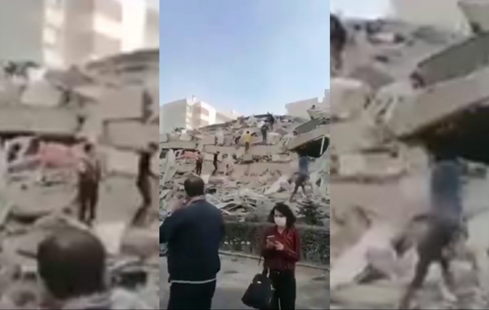 Türkiyədə güclü zəlzələ olub VİDEO