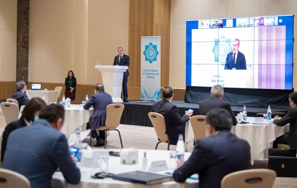 Türkdilli Dövlətlərin Ticarət və Sənaye Palatası Bakıda növbədənkənar iclas keçirib VİDEO