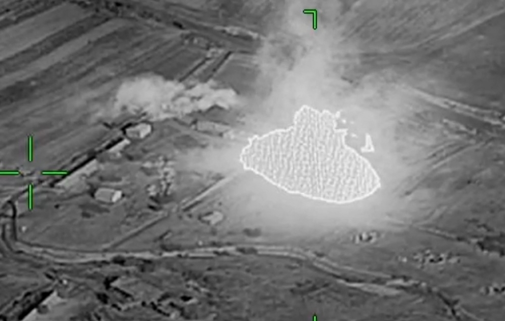 Düşmənin növbəti sursat anbarları məhv edilib VİDEO