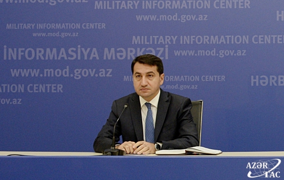 Hikmət Hacıyev: Beynəlxalq ictimaiyyət Ermənistanın ağ fosfor tərkibli mərmilərdən istifadə etməsinə ciddi münasibət bildirməlidir VİDEO