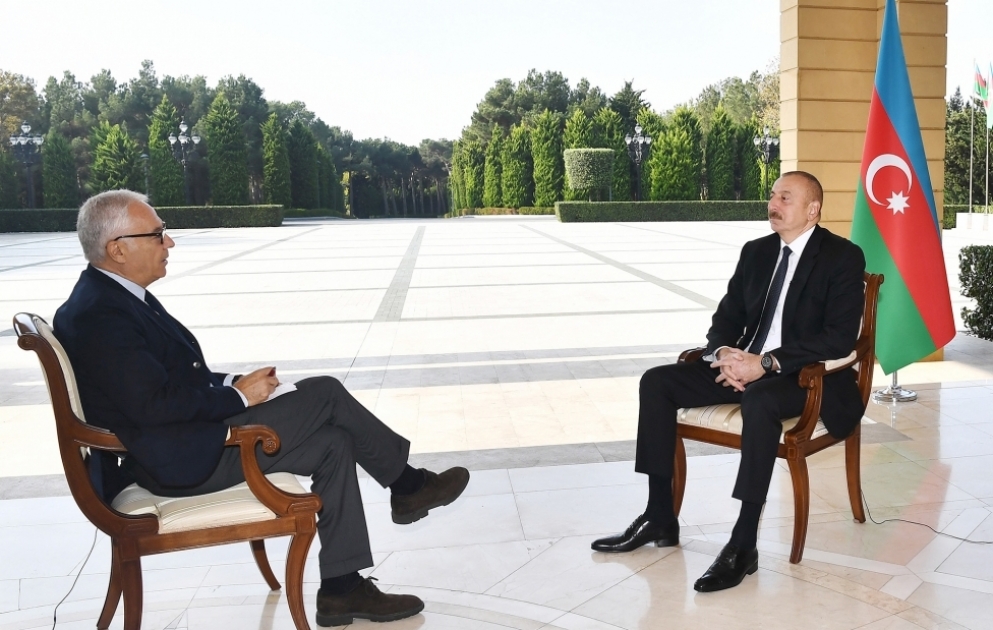 Prezident İlham Əliyev İtaliyanın “La Repubblica” qəzetinə müsahibə verib VİDEO