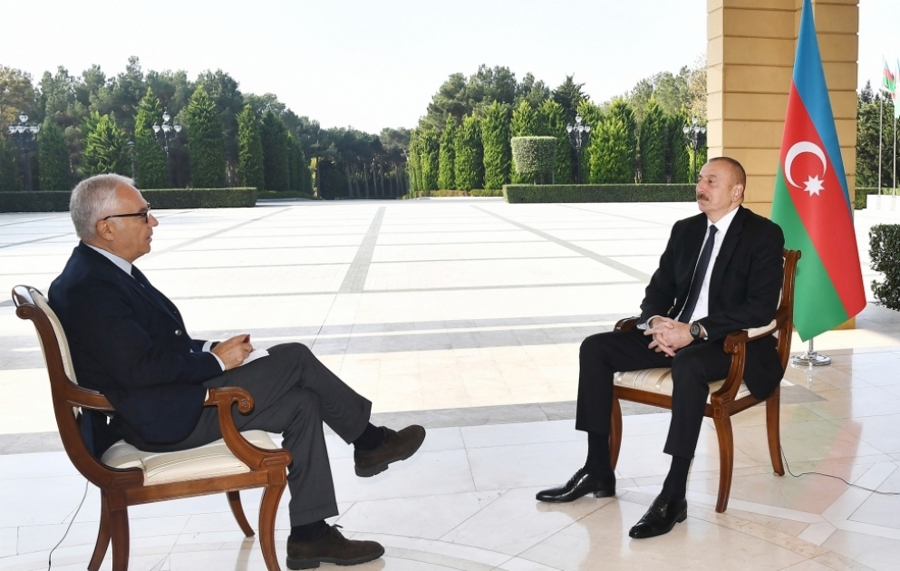 President Ilham Aliyev was interviewed by Italian La Repubblica newspaper VIDEO