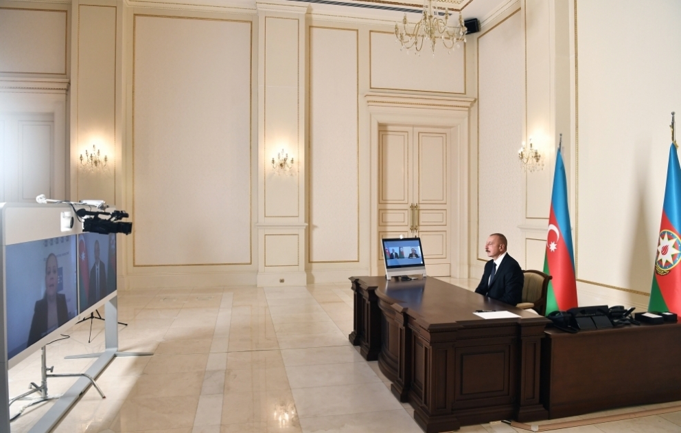 President Ilham Aliyev was interviewed by Spanish EFE news agency VIDEO