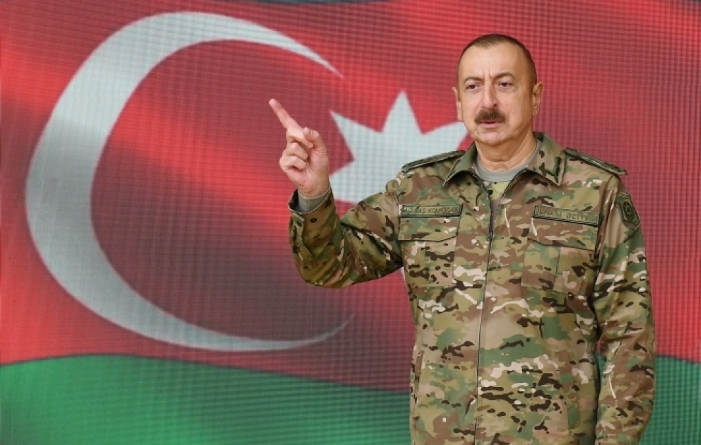Müzəffər Ali Baş Komandan: Yenilməz ordu Azərbaycan Ordusudur! Bunu döyüş meydanında göstərir VİDEO