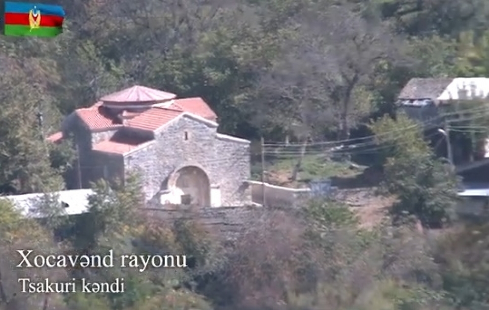 Xocavənd rayonunun işğaldan azad olunan Tsakuri kəndinin videogörüntüsü VİDEO