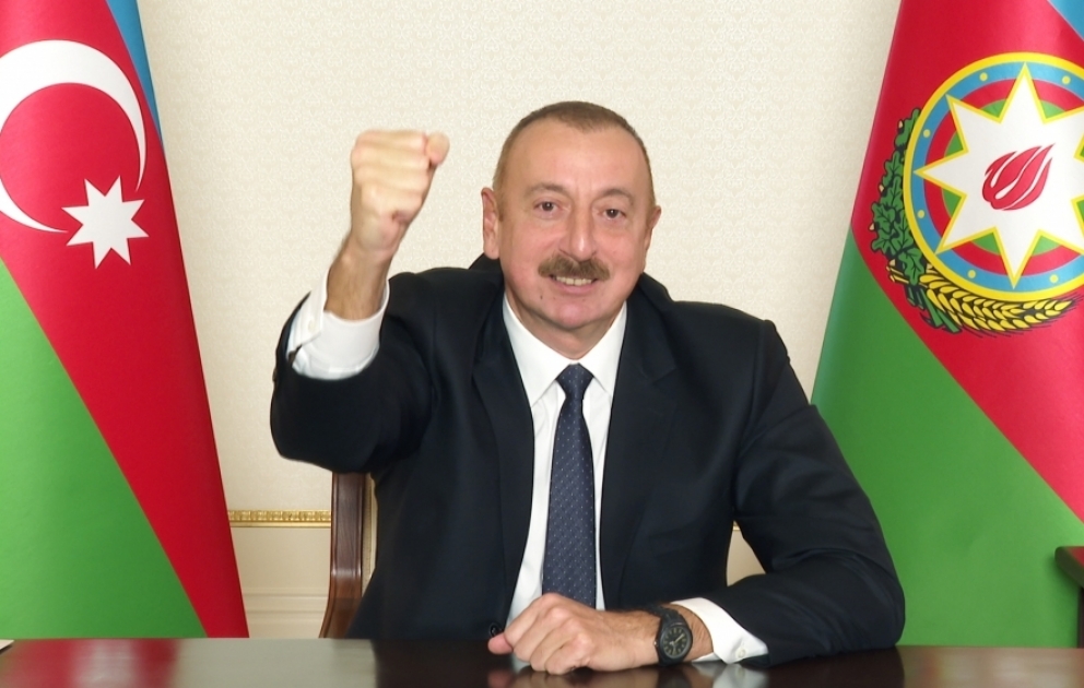 Prezident İlham Əliyev: “Qarabağ Azərbaycandır və nida” ifadəsi artıq bizim qələbəmizin rəmzinə çevrilib VİDEO