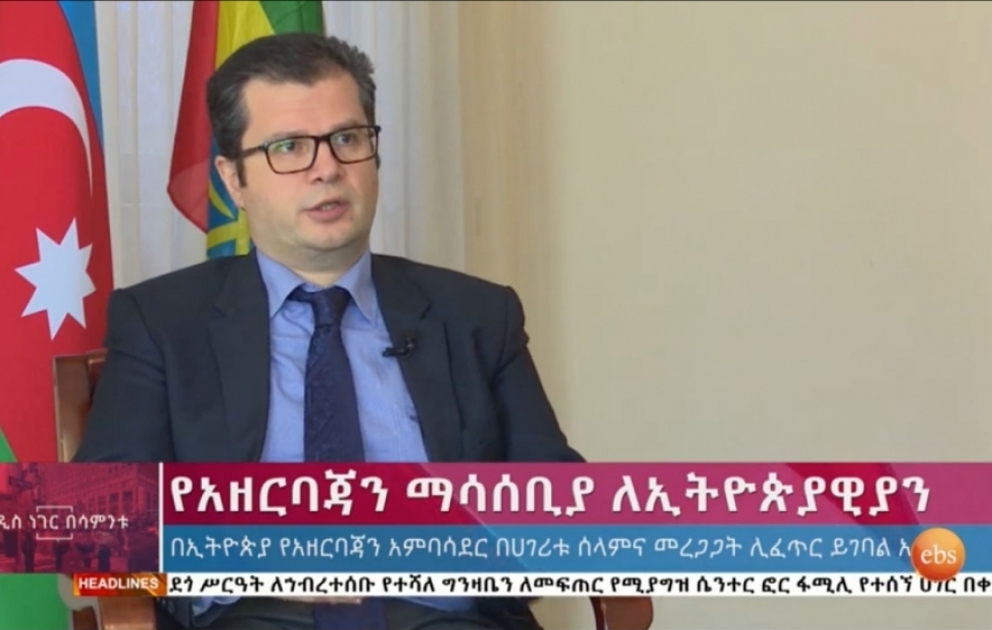 Efiopiyanın nüfuzlu EBS TV kanalı: Beynəlxalq ictimaiyyət Dağlıq Qarabağı Azərbaycanın tərkib hissəsi kimi tanıyır VİDEO