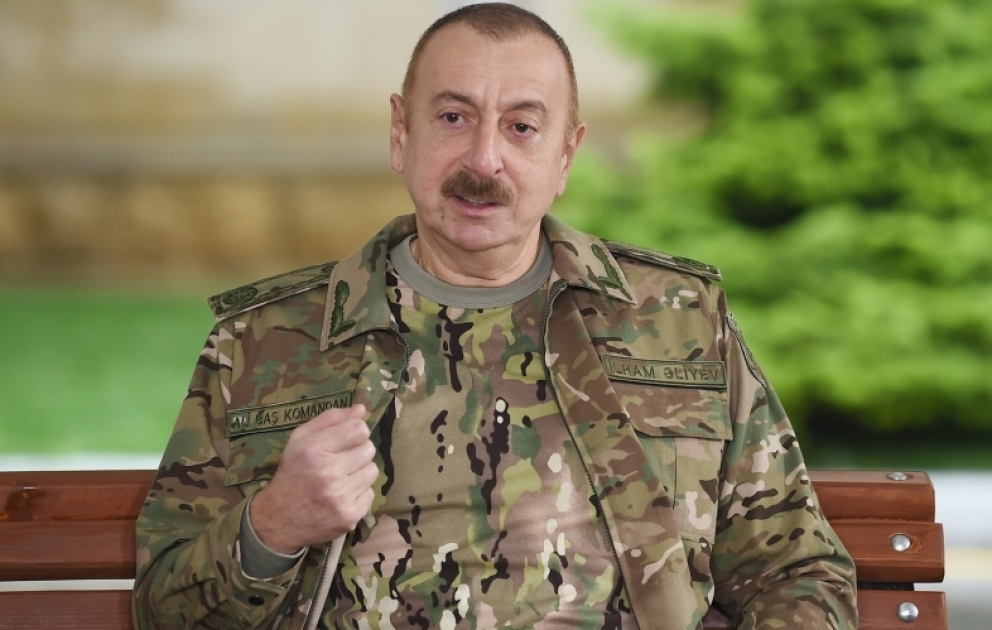 Prezident İlham Əliyev: Türkiyənin siyasi və mənəvi dəstəyi bu Qələbənin qazanılmasında çox böyük rol oynayıb VİDEO