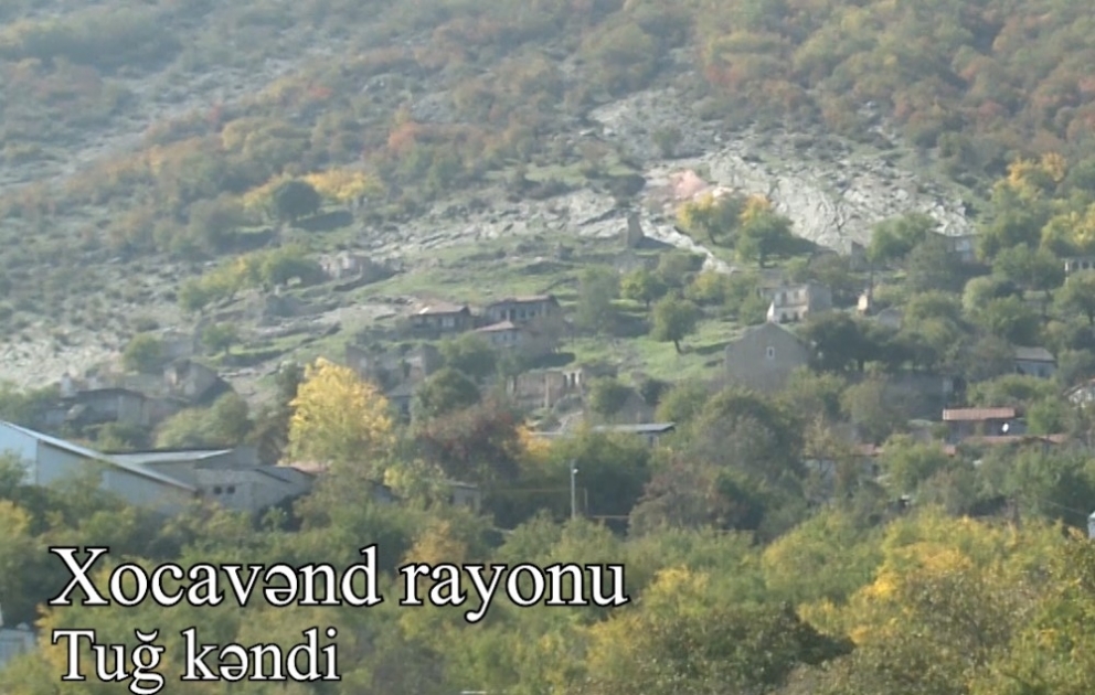Video coverage of liberated from occupation Tugh village of Khojavand district VIDEO