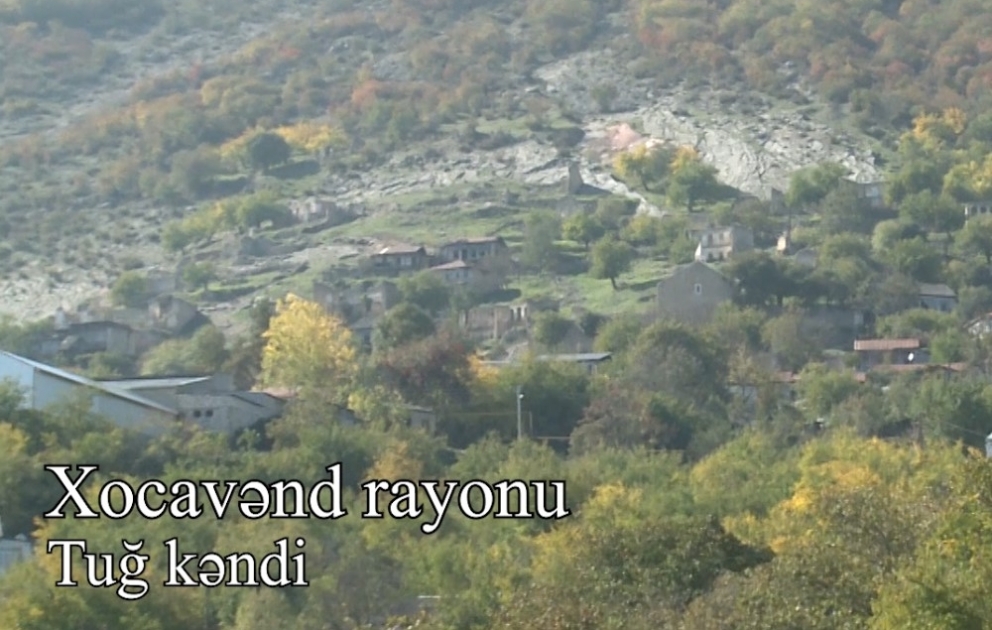 Videoreportage aus dem befreiten Dorf Tugh im Bezirk Khojavend VIDEO