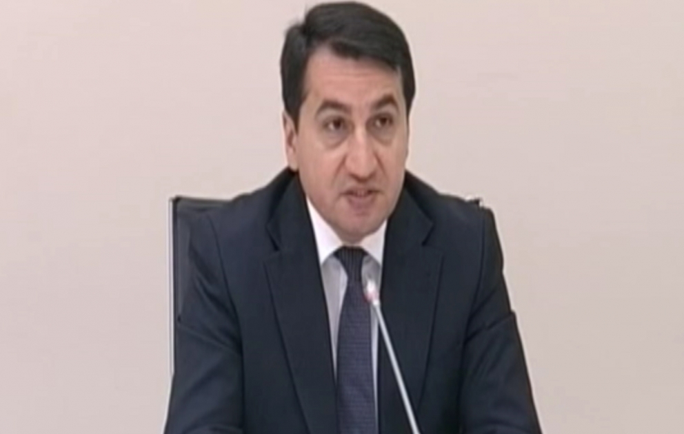 Hikmət Hacıyev: Ermənistan silahlı qüvvələrinin atəşi nəticəsində Azərbaycanın mülki infrastrukturuna külli miqdarda ziyan dəyib VİDEO