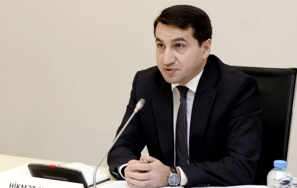 Hikmət Hacıyev: Ermənistanın təcavüzü nəticəsində dəymiş ziyanla bağlı rəqəmlər beynəlxalq ictimaiyyətə təqdim olunacaq VİDEO