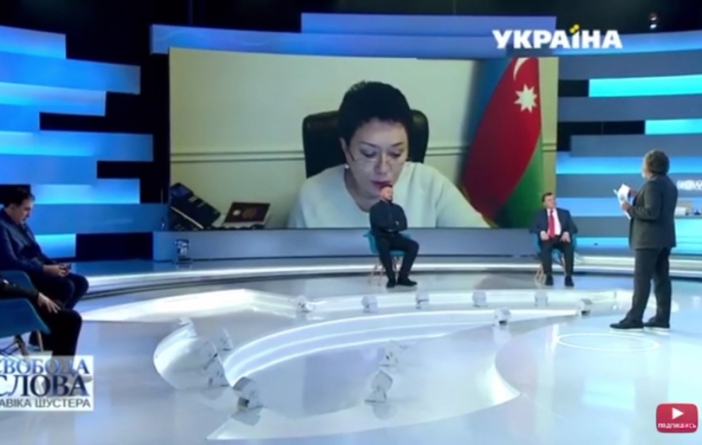 Посол рассказала о славной победе Азербайджана на самом популярном ток-шоу Украины "Свобода слова" ВИДЕО