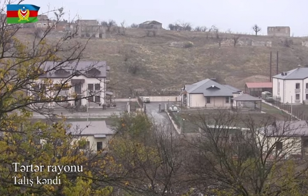 New video coverage of liberated from occupation Talish village of Tartar district VIDEO
