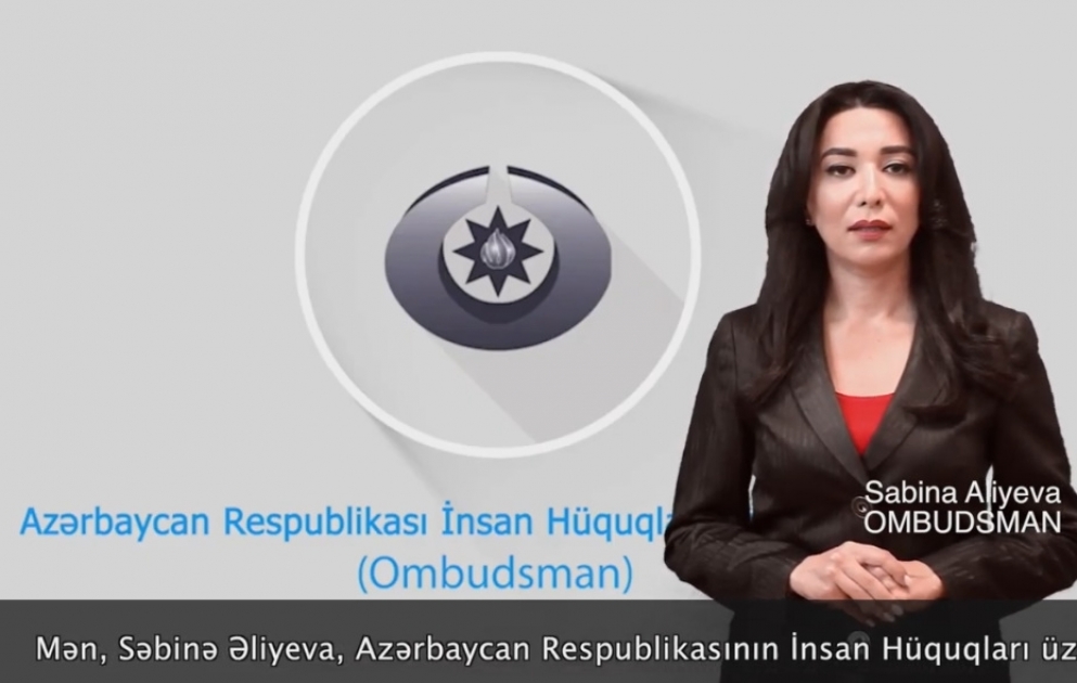 Azərbaycan ombudsmanı məcburi köçkünlərin hüquqlarının bərpası ilə əlaqədar beynəlxalq ictimaiyyətə videomüraciət edib VİDEO