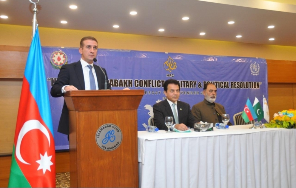 Azərbaycanın Qarabağ müharibəsindəki tarixi Qələbəsi ilə bağlı İslamabadda seminar keçirilib VİDEO