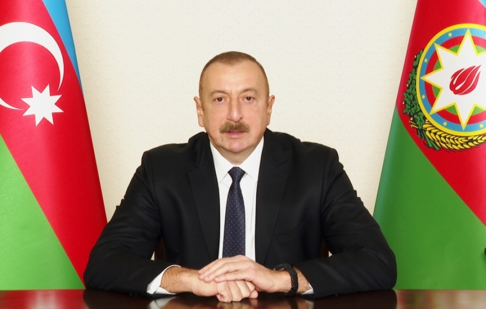 Президент Азербайджана Ильхам Алиев обратился к народу ВИДЕО