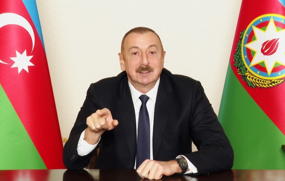Prezident İlham Əliyev: Ermənistan tərəfinin 90 min qaçqından danışması onların növbəti yalanıdır VİDEO