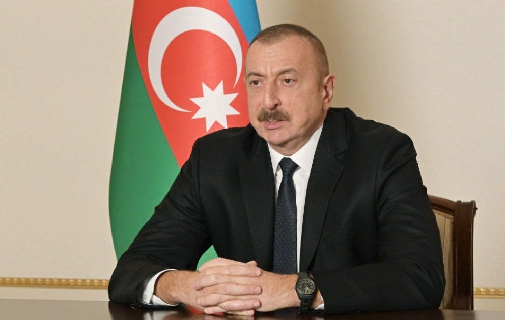 Президент Ильхам Алиев поздравил азербайджанский народ с освобождением Агдама от оккупации ВИДЕО