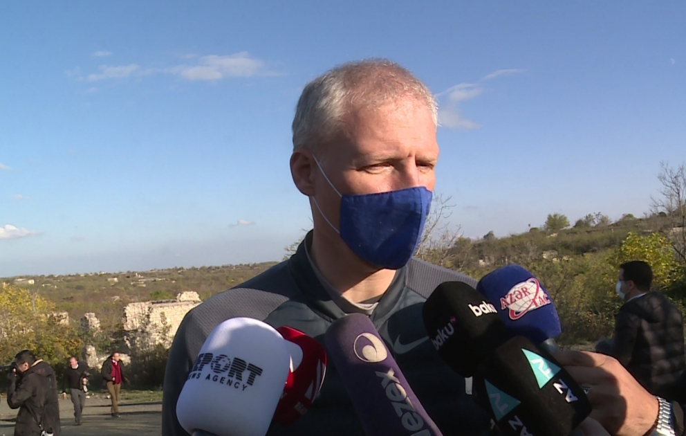 Kestutis Yankauskas: Füzulidəki dağıntıları gözlərimizlə gördük VİDEO
