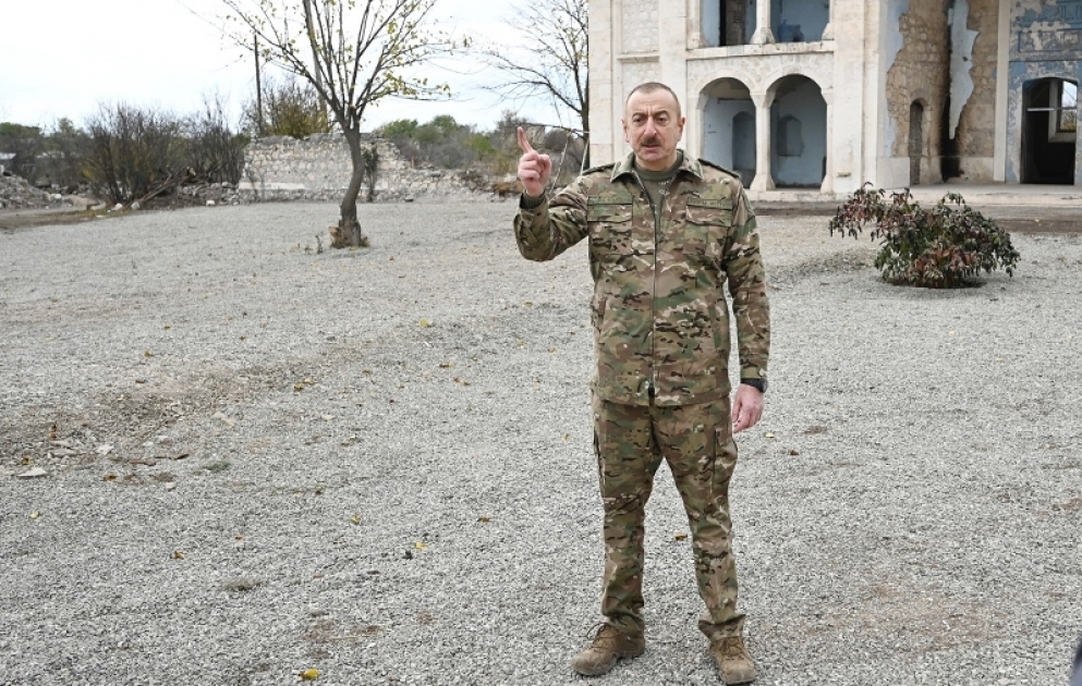 Prezident İlham Əliyev: İqtisadi və siyasi müstəqillik olmadan torpaqlarımızı düşməndən azad edə bilməzdik VİDEO