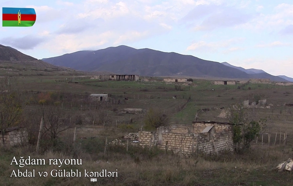 Azerbaijan`s Defense Ministry releases video footage of liberated Abdal and Gulabli villages of Aghdam district VIDEO