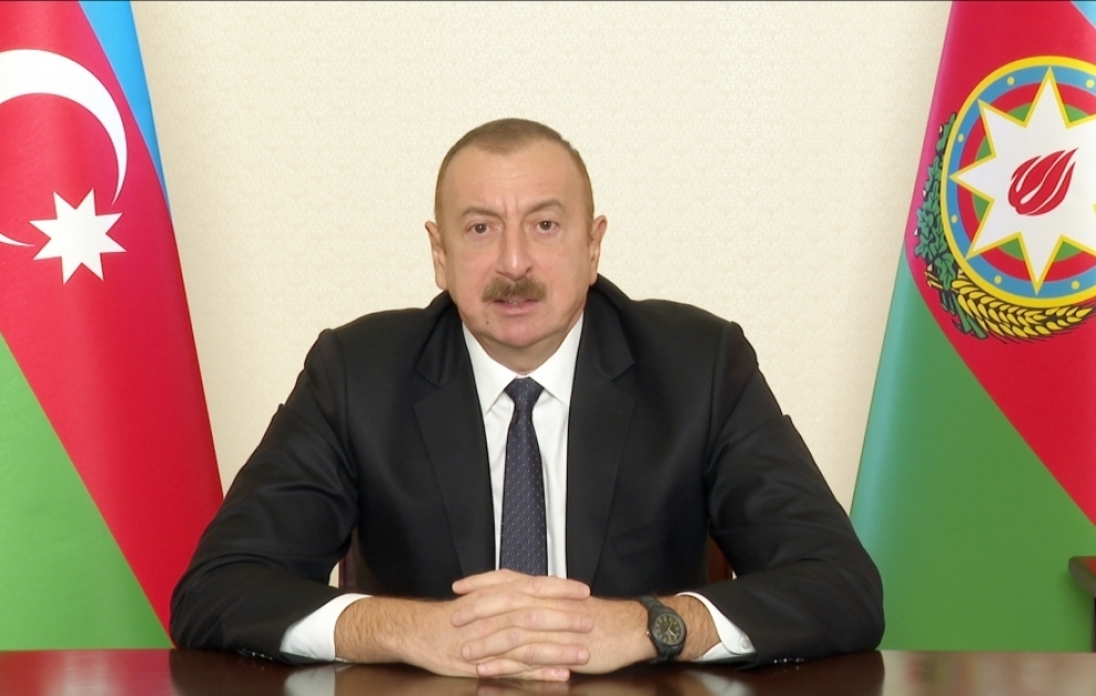 Azərbaycan Prezidenti İlham Əliyev xalqa müraciət edib VİDEO