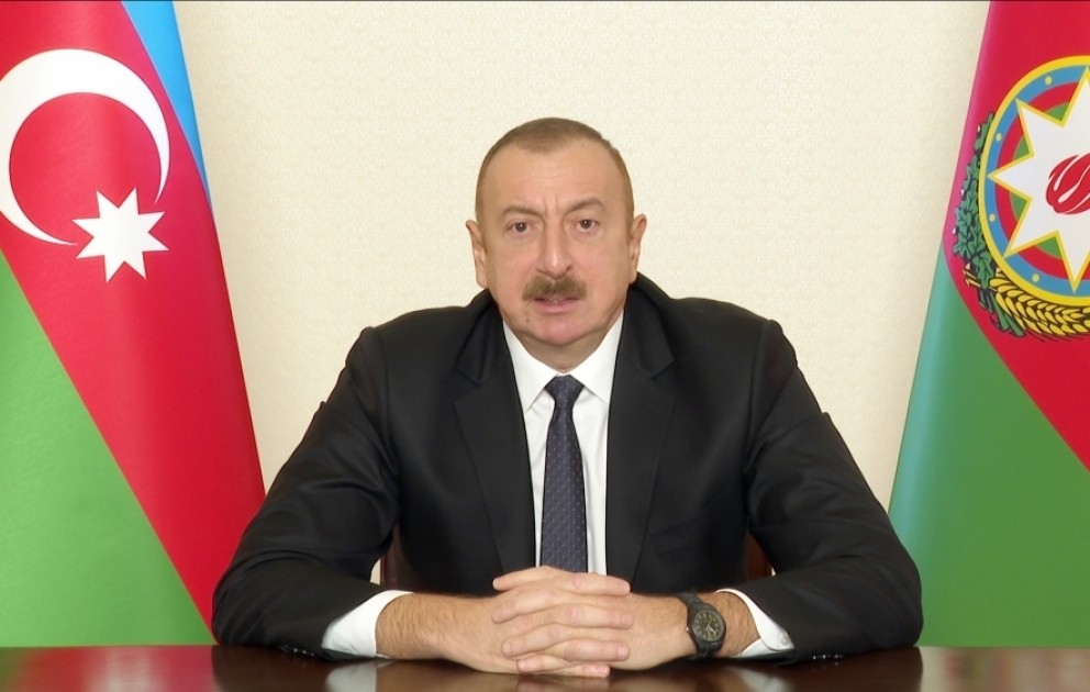 Le président azerbaïdjanais Ilham Aliyev s’est adressé à la nation VIDEO