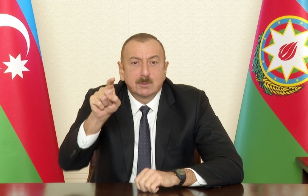 Prezident İlham Əliyev: Mənfur düşmənin dağıtdığı Kəlbəcər şəhəri, kəndlər yenidən qurulacaq VİDEO