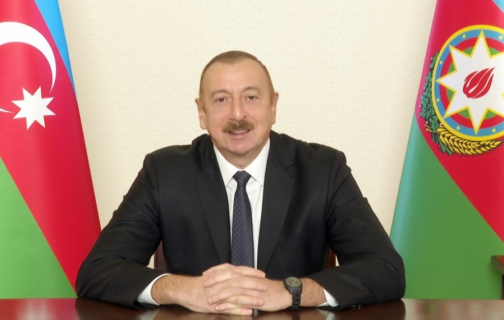 Prezident: Müharibə bir daha göstərdi kim kimdir. Ermənistan məğlub edilmiş ölkədir, Azərbaycan zəfər çalmış ölkədir VİDEO
