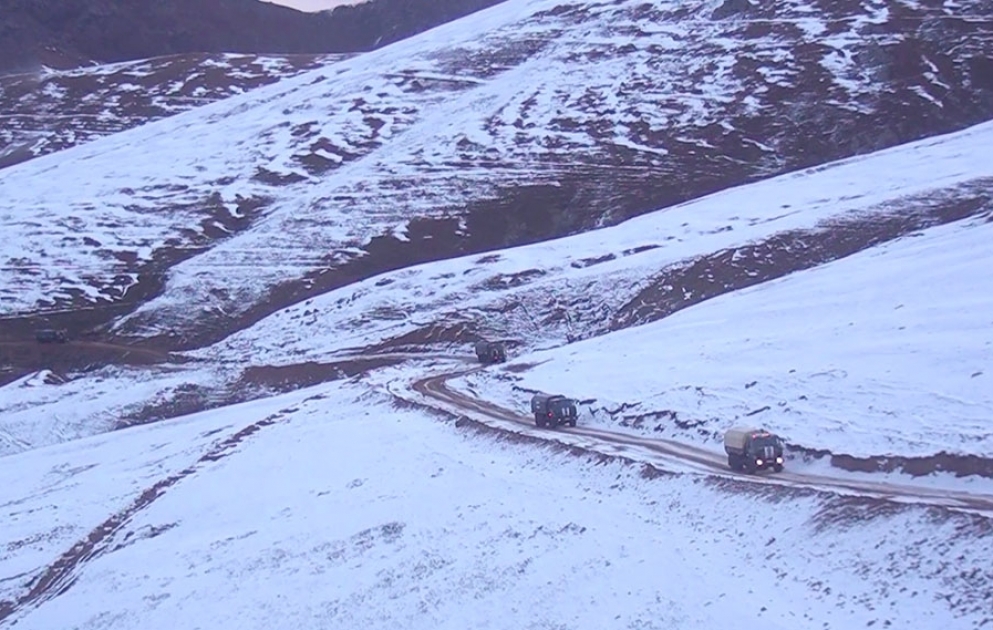 Ministry of Defense releases another video of entry of Azerbaijani units to Kalbajar district VIDEO