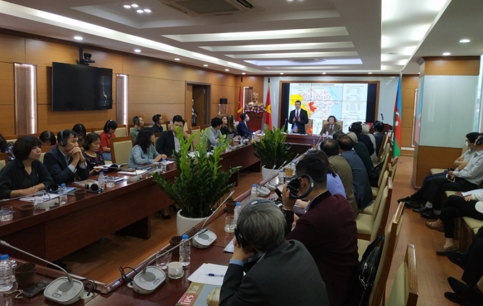 Vyetnamda keçirilən konfransda Ermənistanın Qarabağla bağlı yalanları ifşa edilib VİDEO