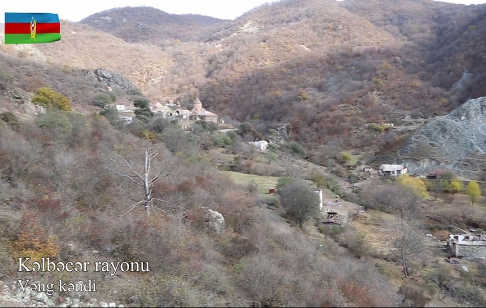 Verteidigungsministerium veröffentlicht Videoaufnahmen aus dem Dorf Vang in der Region Kalbajar VIDEO