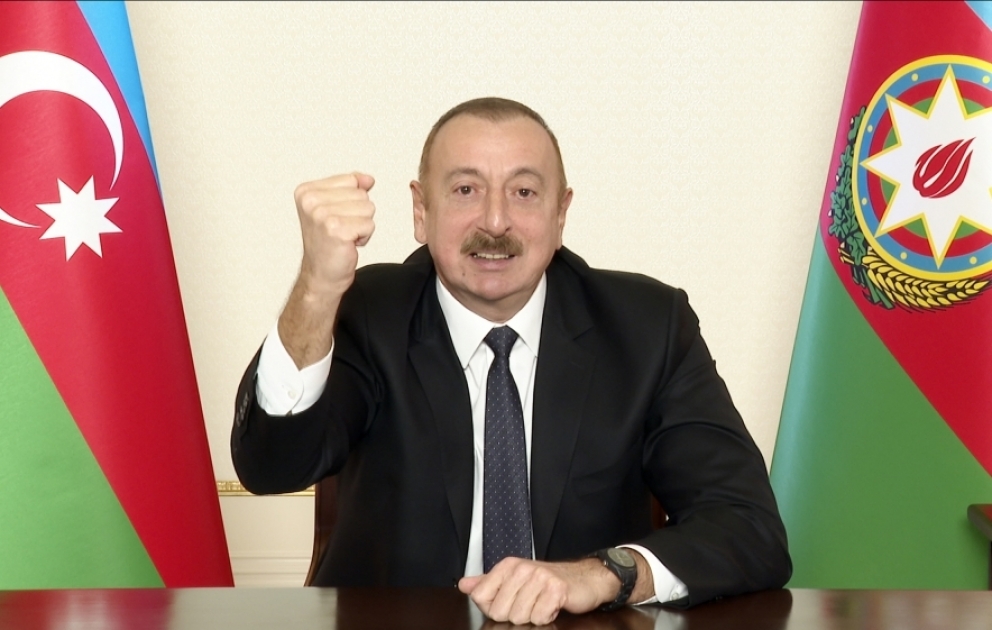 Le président Ilham Aliyev félicite le peuple azerbaïdjanais pour la libération de Latchine de l'occupation VIDEO