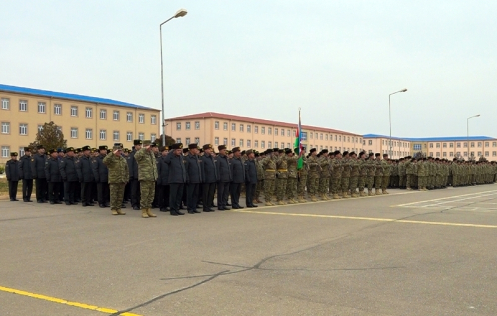 Vətən müharibəsi şəhidlərinin əziz xatirəsi Naxçıvan Qarnizonu Qoşunlarında da yad edilib VİDEO