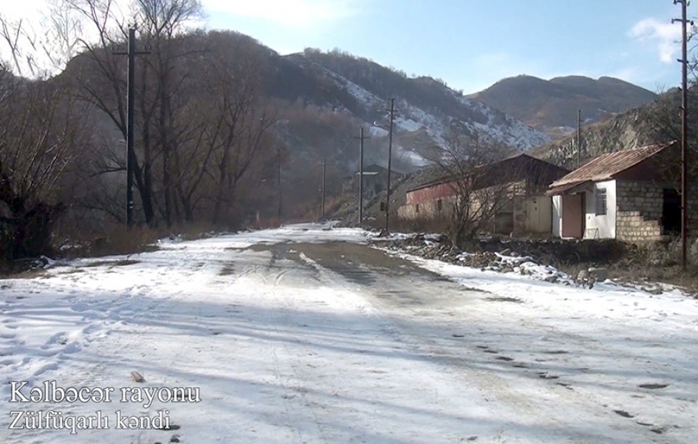 Footage of Zulfugarly village of Kalbajar district released VIDEO