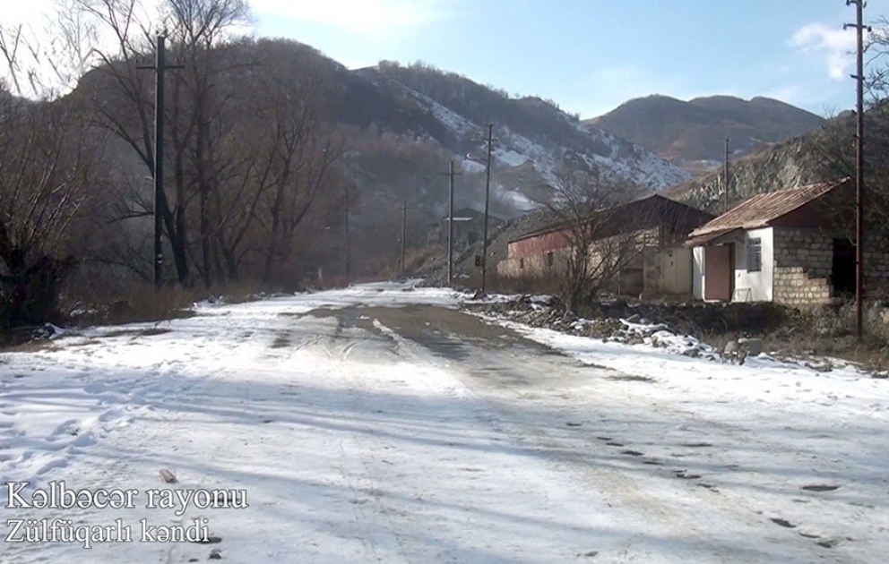 Une vidéo du village de Zulfugarly a été diffusée VIDEO
