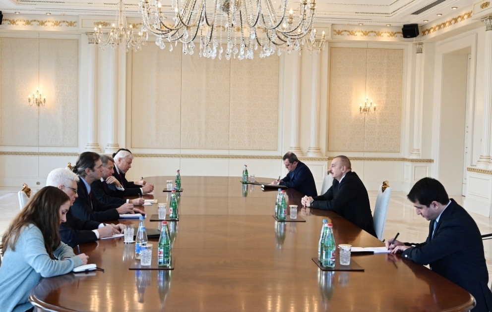 Prezident İlham Əliyev ATƏT-in Minsk qrupunun Fransadan və ABŞ-dan olan həmsədrlərini qəbul edib YENİLƏNİB VİDEO