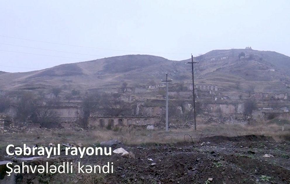 Azerbaijan`s Ministry of Defense releases video coverage of Shahvaladli and Imambaghi villages of Jabrayil district VIDEO