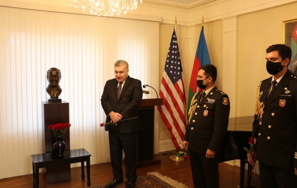 National leader Heydar Aliyev commemorated in Washington VIDEO