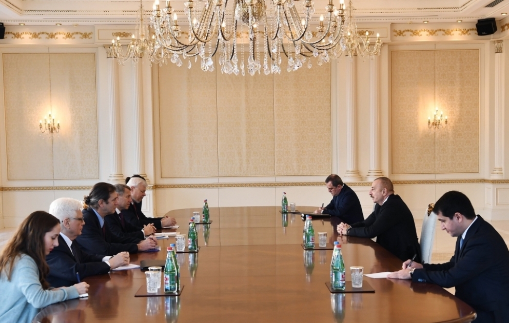 President Ilham Aliyev received OSCE Minsk Group co-chairs from France and U.S. VIDEO