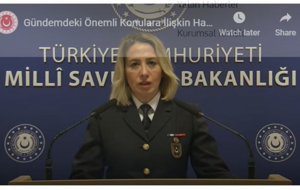Türkiyənin Milli Müdafiə Nazirliyi: Azərbaycanı dəstəkləməkdə davam edəcəyik VİDEO