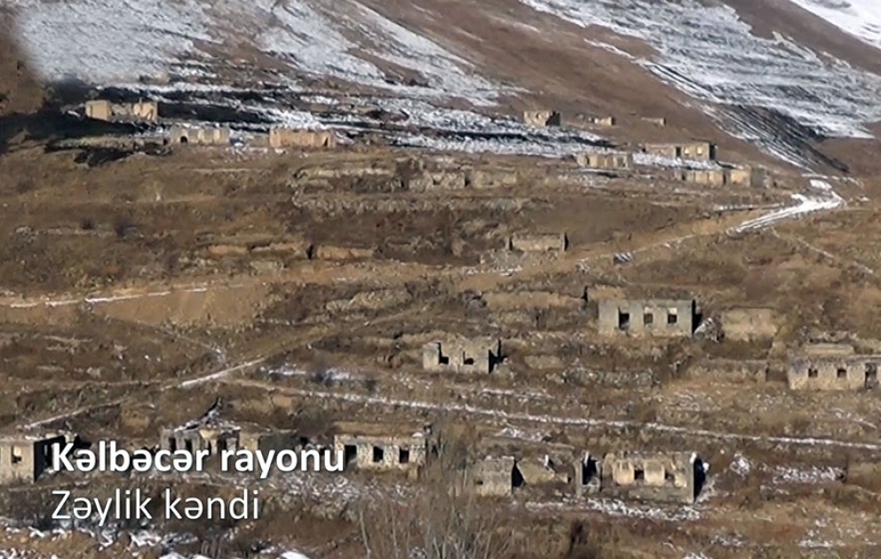 Le ministère de la Défense a diffusé une vidéo du village de Zeylik VIDEO